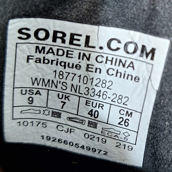 Sorel Arctic Wedge II Chelsea Boots Women's Size 9 Brown Leather Waterproof - Picture 7 of 8